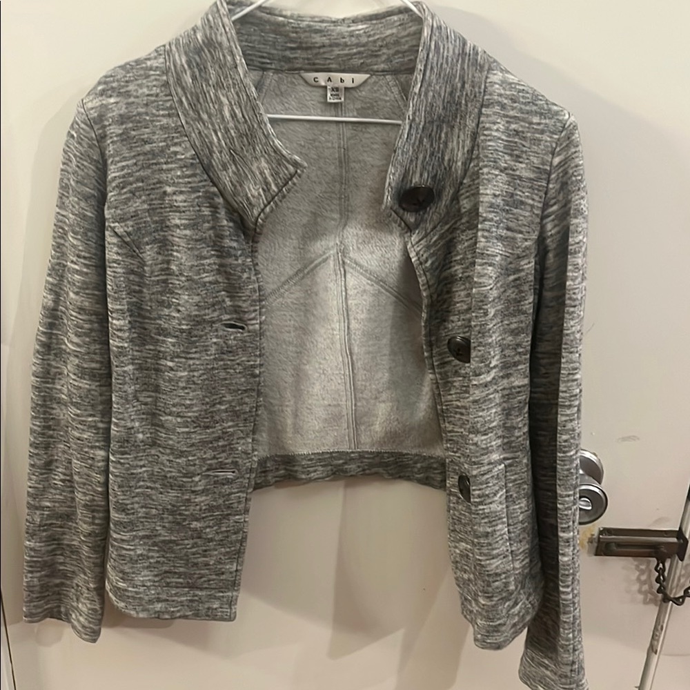 Gray Cabi Cropped Jacket